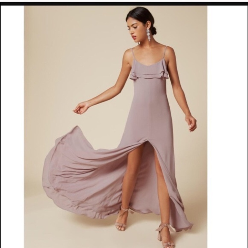 NWOT Reformation Lavender Maxi Dress